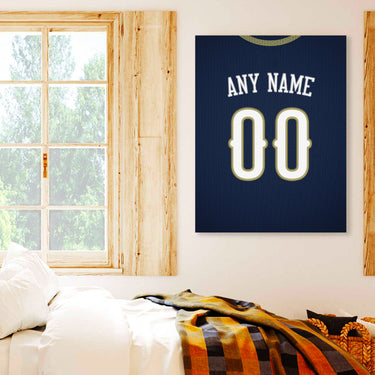 New Orleans Jersey Custom Canvas Print Wall Art for Boy Girl Men Women Basketball Personalized Canvas Art